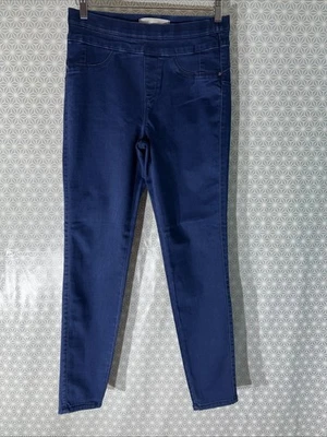 Womens George Uk 12 Blue Wash Skinny Stretch Slim Thick Denim Jeggings Trousers - Image 1 of 4