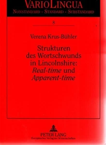 Strukturen des Wortschwunds in Lincolnshire: "real time" und "apparent time". Va - Foto 1 di 1