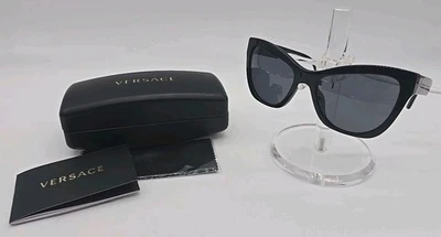 Gafas de sol Versace 4417 U negras ojo de gato 5358/87 y estuche 56 19 140 mm nuevas  Foto 1 de 4