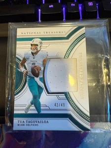 2023 Panini National Treasures Treasured Patch /49 Tua Tagovailoa #TP-TTA Patch - Picture 1 of 2