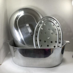 Magnalite Classic 18" 17 Quart ovaler Bräter Dutch Oven Aluminiumdeckel 4269 unbenutzt - Bild 1 von 17