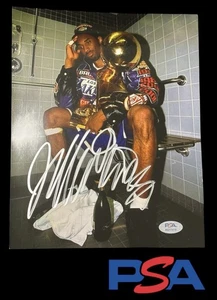 Jeff Hamilton signed 8x10 Photo Kobe Bryant 2001 NBA Finals Jacket PSA AUTO - Bild 1 von 2