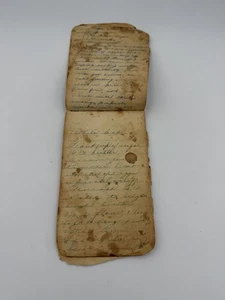 Handwritten Recipes Notebook Antique Baking 1800s Early 1900s - Picture 1 of 11