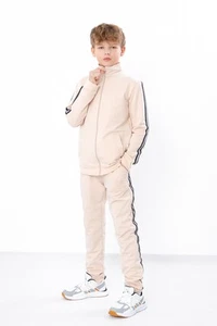 Boys’ Training Clothing Set – Zip-up Jacket & Tapered Pants, Any season, Nos... - Picture 1 of 9