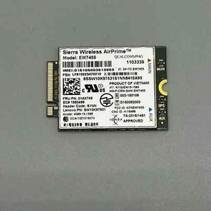 Lenovo Thinkpad X260 T460 P70 01AX748 Sierra EM7455 GOBI6000 4G LTE WWAN Module - Picture 1 of 1