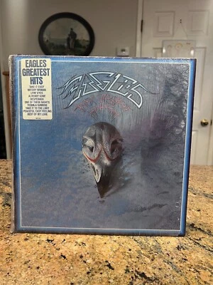 Eagles Greatest Hits 1971-1975 LP ORIGINAL 1976 6E-105 Shrink EX/EX 1st Pressing - Image 1 of 4