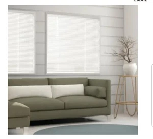 TruTouch  35x72" Cordless 1" Vinyl Mini Blind White 35W x 72L  - Picture 1 of 1