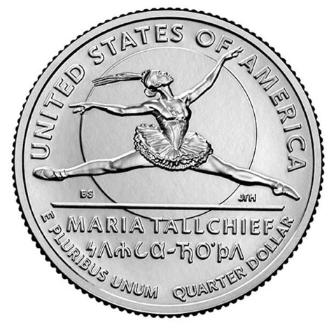 2023 P D S Maria Tallchief American Women Quarter 3 Coin Set Pre-Sale Cover