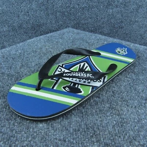 Seattle Sounders  Women Flip Flop Sandal Shoes Blue Synthetic Size 10 Medium - Bild 1 von 8