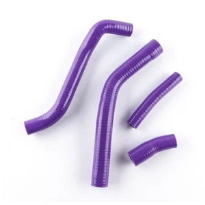 Purple Silicone Radiator Hose Kit For Yamaha YZ450F YZF450 2014 2015 2016 2017 - Picture 1 of 6