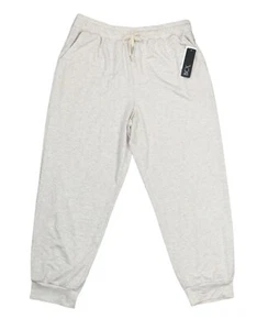 BCX Drawstring Waist 27" Inseam Jogger Juniors Sweatpants XL NWT Oatmeal - Picture 1 of 1