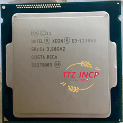 Intel Xeon E3-1270 V3 CPU Quad Core 3.5GHz 8M SR151 Socket LGA1150 Processor - Image 1 of 3