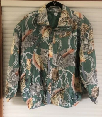 Chaqueta de Colección Shanghai 100% Seda Pequeña Pequeña Cremallera Conchas Marinas/Cadena Precio ⬇️ Foto 1 de 4