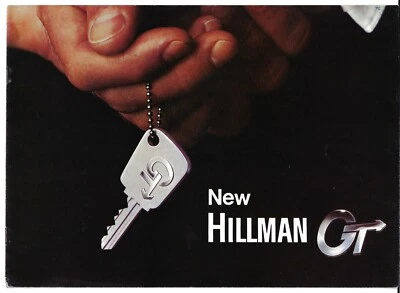 Hillman GT 1725cc 1969-70 UK Market Sales Brochure Hunter Minx Arrow - Image 1 of 3