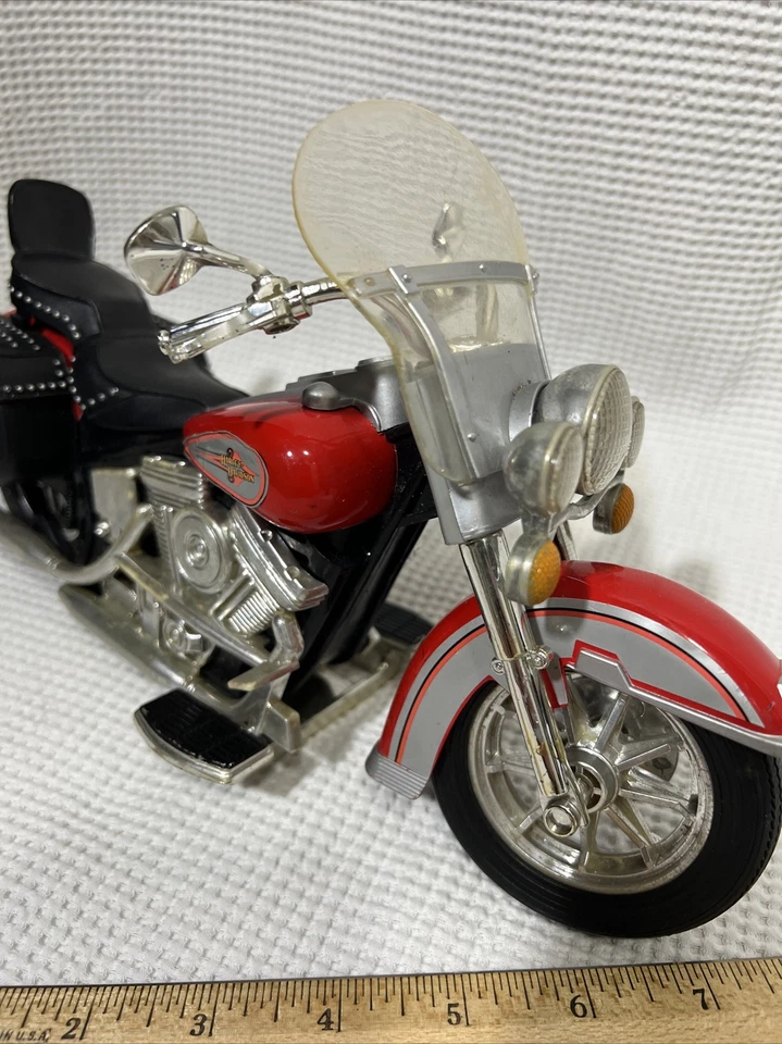 1994 Buddy L #5606 Harley-Davidson Motorcycle Classic Cruiser Red 11.5" L  (398  - Image 1 of 4