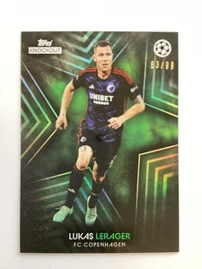 TOPPS KNOCKOUT 2024 LUKAS LARAGER FC COPENHAGUE PARALELO 83/99 - Imagen 1 de 2