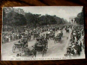 Postcard 470. Paris. LAvenue du Bois de Boulogne et lArc de Triomphe de lEtoile. - Picture 1 of 3