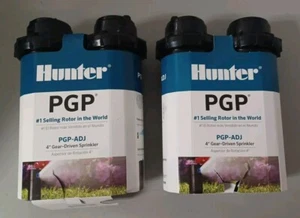 Lot Of 4 Total Hunter (PGP-ADJ) 4" Gear-Driven Sprinklers - Picture 1 of 4