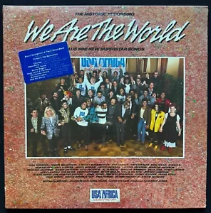 SEALED USA FOR AFRICA "We Are The World LP 12" Vinyl Record w/ Hype Sticker 1985 - Picture 1 of 6