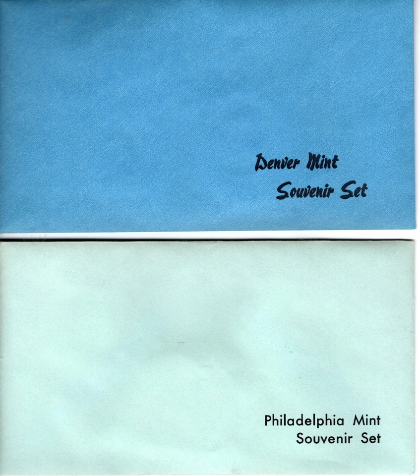1982 AUTHENTIC US MINT UNCIRCULATED DENVER AND PHILADELPHIA SOUVENIR SETS - Image 1 of 4