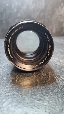 Konica Hexanon AR 57mm f/1.4 Prime Lens Japan 55mm Konica AR Mount Vintage - Image 1 of 4