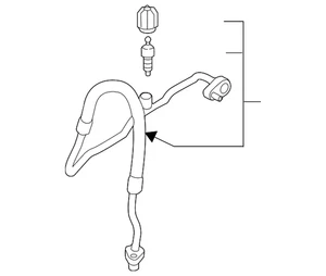 Genuine Audi Suction Hose 5Q0-820-743-E - Picture 1 of 2