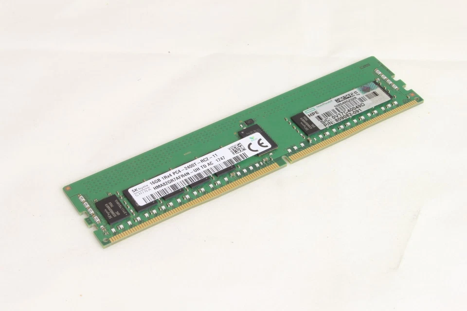 HP 809082-091 DDR4 Speichermodul - 16 GB  PC4-2400T (PC4-19200) Single-Rank ECC - Bild 1 von 1