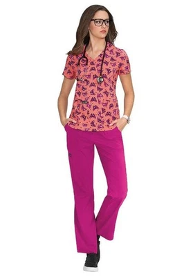 Koi Scrub Top Prints Clearance Sale - Image 1 of 4