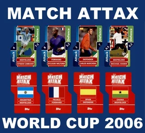 Topps Match Attax World Cup 2006 Football Cards - Picture 1 of 1