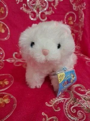 Webkinz White Persian Cat Sealed Code LIL' KINZ Plushie Kitten - Image 1 of 4
