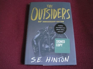 S.E. HINTON SIGNED - THE OUTSIDERS - 50th ANNIVERSARY EDITION First Printing - Picture 1 of 17
