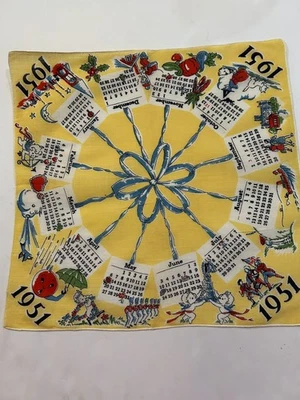 Calendario Hankie 1951 Foto 1 de 4