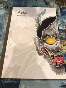 Ade Japanese Tattoo Sketchbook Irezumi Horimono Oni Dragon Lotus Hannya Namakubi - Imagen 1 de 12