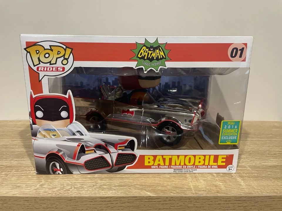 SCE FUNKO BATMAN 1966 2016 PROGRAMA DE TELEVISIÓN BATMOBILE POP RIDES #01. Foto 1 de 4