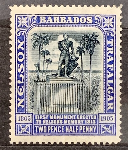 Barbados. Nelson Centenary Stamp. SG149. 1906. MNH. A54 Cover