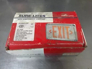 Sure-Lites UX71RSD, Commercial Grade Ultimate Exit Sign, BRAND-NEW, NEVER USED! - Picture 1 of 4