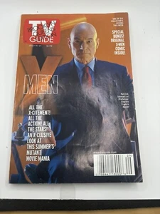 X-Men TV Guide July 2000 Magazine Xavier Patrick Stewart NYC Brooklyn Queens - Picture 1 of 3