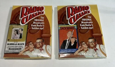 Radio Classics On Cassette Brand New - Burns & Allen & Jack Benny. Set Of 2 - Image 1 of 2