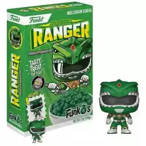 FUNKO MIGHTY MORPHIN POWER RANGERS - GREEN RANGER BREAKFAST CEREAL - Picture 1 of 1