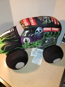 Juguete de peluche de 10x14" Grave Digger Monster Jam Truck - Imagen 1 de 4