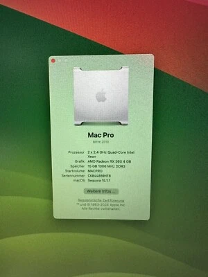 Apple Mac Pro A1289 Desktop - MC561D/A (Juli) - Bild 1 von 2