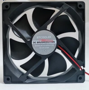BTCOOLER BT-D12025H12M 12025 DC12V 0.30A 12CM 2-Wire Inverter Cooling Fan - Picture 1 of 3