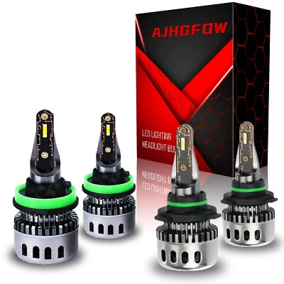 For Toyota Camry 2007-2018 4pc Combo LED Headlight Blubs Kit High&Low Beam 6000K - Imagem 1 de 4