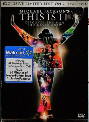 PV DVD Michael Jackson's This Is It Walmart Exclusive Limited Edition 2-Disc DVD - Image 1 of 2