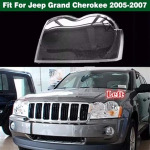Left Headlight Lens Lampshade Cover Seal Glue For Jeep Grand Cherokee 2005-2007 - Picture 1 of 8