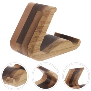  Set of 3 Holzhalter Aus Desktop -Telefonhalter Tablet-Unterstützung - Afbeelding 1 van 12