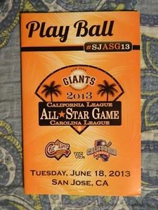 California Carolina League All Star Game Program - Picture 1 of 6