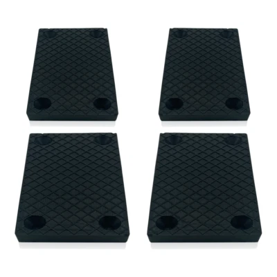 LIFTMAX 4 Stück Aufnahmegummi Twin Busch Tragarm Gummi Auflage Schutz Rechteckig TW242A