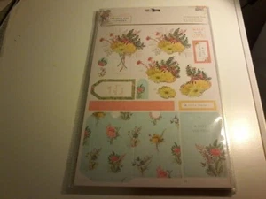 A4 DECOUPAGE PACK FRESHLY CUT FLOWERS FOR  SCRAPBOOKING  NEW (B) - Picture 1 of 2