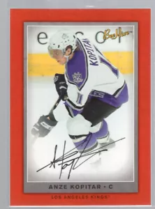 * 2006-07 UD Beehive - Red Facsimile Signatures #125 - ANZE KOPITAR - Bild 1 von 2